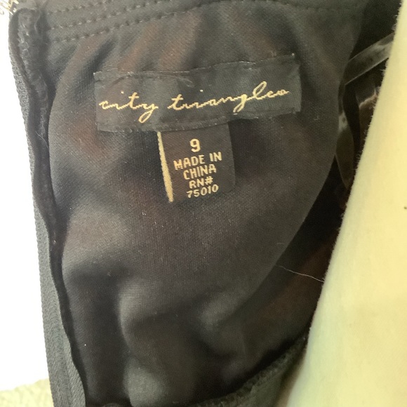 City Triangles NWT Black Sequin Prom/Party Dress Sz 9 - Picture 4 of 6